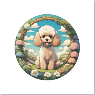 Toy Poodle Garden Posters and Art